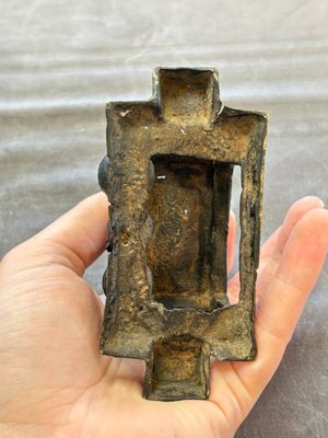 Five Chinese bronze seals and an Indonesian bronze figure group, 18/19th C. — foto 18