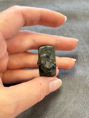 Five Chinese bronze seals and an Indonesian bronze figure group, 18/19th C. — foto 29