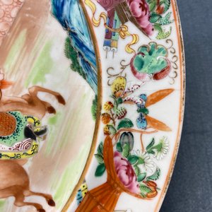 Five Chinese Canton famille rose dishes, 19th C. — 照片 9