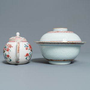 Five Chinese famille rose and iron-red wares, Kangxi/Qianlong — photo 11