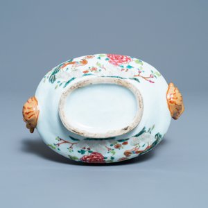 Five Chinese famille rose 'double peacock' porcelain wares, Qianlong — 照片 11