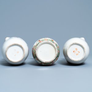 Five Chinese famille rose vases, 19th C. — 照片 13