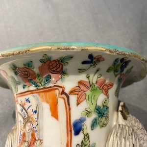 Five Chinese famille rose vases, 19th C. — 照片 18
