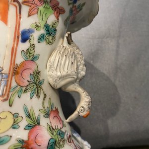 Five Chinese famille rose vases, 19th C. — 照片 19