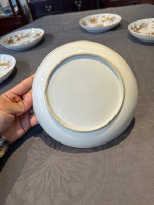 Five Chinese gilt-decorated eggshell porcelain 'phoenix' plates, Yongzheng — photo 20