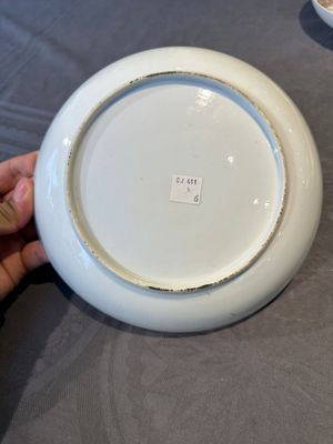 Five Chinese gilt-decorated eggshell porcelain 'phoenix' plates, Yongzheng — photo 8