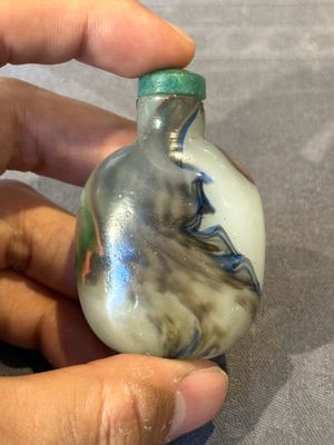 Five Chinese glass snuff bottles, 19/20th C. — 照片 2