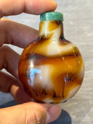 Five Chinese glass snuff bottles, 19/20th C. — 照片 24