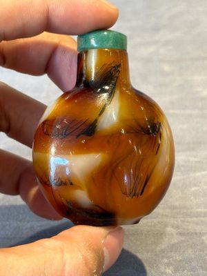 Five Chinese glass snuff bottles, 19/20th C. — 照片 26
