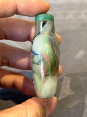 Five Chinese glass snuff bottles, 19/20th C. — 照片 3