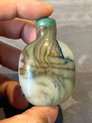 Five Chinese glass snuff bottles, 19/20th C. — 照片 4