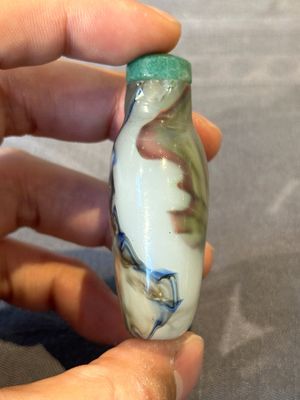 Five Chinese glass snuff bottles, 19/20th C. — 照片 5