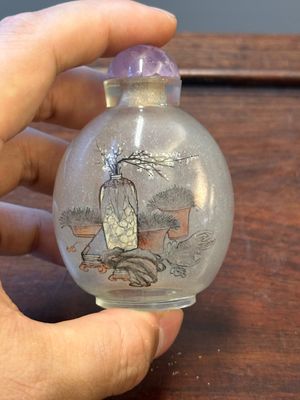 Five Chinese inside-painted glass snuff bottles, 20th C. — 照片 11