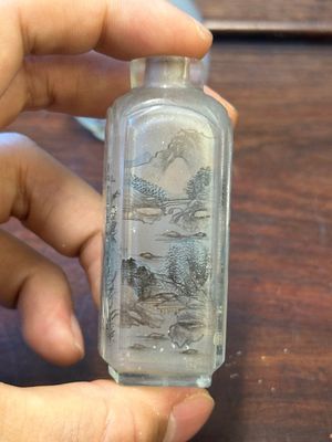 Five Chinese inside-painted glass snuff bottles, 20th C. — 照片 18