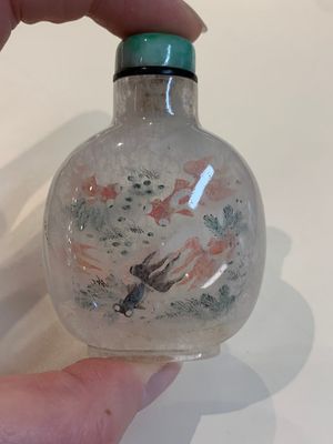 Five Chinese inside-painted glass snuff bottles, signed Ma Shaoxuan 馬少宣, Pu Ru 溥儒 and Ye Zhongsan 葉仲三, 20th C., one dated 1962 — photo 16