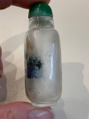 Five Chinese inside-painted glass snuff bottles, signed Ma Shaoxuan 馬少宣, Pu Ru 溥儒 and Ye Zhongsan 葉仲三, 20th C., one dated 1962 — photo 20