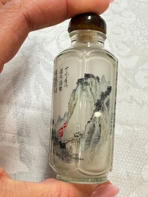 Five Chinese inside-painted snuff bottles, signed Chen Runpu 陈润璞 and Sun Xuecun 孙雪村, 20th C. — photo 32