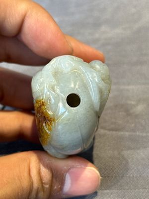 Five Chinese jade and hardstone snuff bottles, 20th C. — 照片 7