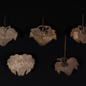 Five Chinese kingfisher feather hairpins, 19th C. — photo 2