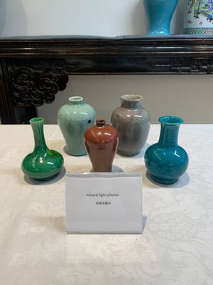 Five Chinese monochrome miniature vases, 19th C. — foto 1