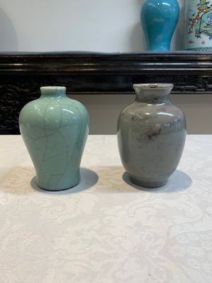 Five Chinese monochrome miniature vases, 19th C. — foto 14