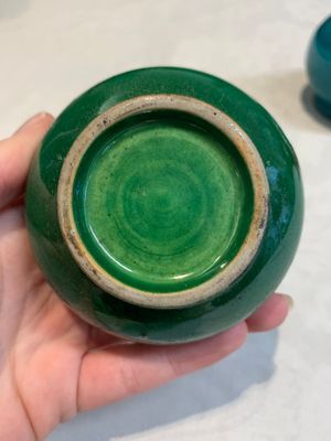 Five Chinese monochrome miniature vases, 19th C. — foto 7