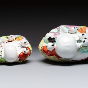 Five Chinese polychrome-decorated figures and groups, 20th C. — 照片 6