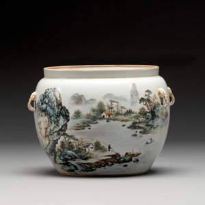 Five Chinese qianjiang cai wares, signed Wang Shaowei 王少維, Cheng Xingsheng 程興盛, Wang Xiaoting 汪小亭, 19/20th C. — 照片 11