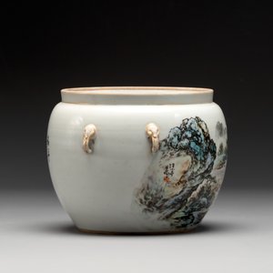 Five Chinese qianjiang cai wares, signed Wang Shaowei 王少維, Cheng Xingsheng 程興盛, Wang Xiaoting 汪小亭, 19/20th C. — 照片 14