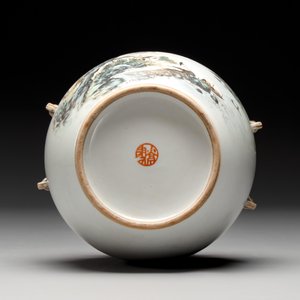 Five Chinese qianjiang cai wares, signed Wang Shaowei 王少維, Cheng Xingsheng 程興盛, Wang Xiaoting 汪小亭, 19/20th C. — 照片 16