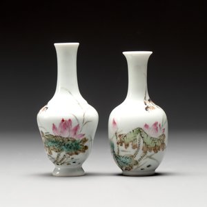 Five Chinese qianjiang cai wares, signed Wang Shaowei 王少維, Cheng Xingsheng 程興盛, Wang Xiaoting 汪小亭, 19/20th C. — 照片 17