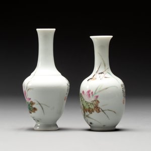 Five Chinese qianjiang cai wares, signed Wang Shaowei 王少維, Cheng Xingsheng 程興盛, Wang Xiaoting 汪小亭, 19/20th C. — 照片 18