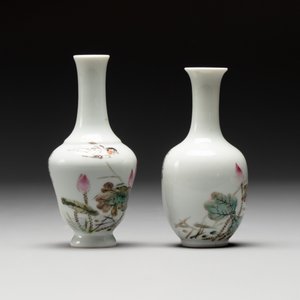 Five Chinese qianjiang cai wares, signed Wang Shaowei 王少維, Cheng Xingsheng 程興盛, Wang Xiaoting 汪小亭, 19/20th C. — 照片 20