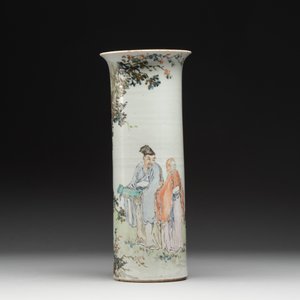 Five Chinese qianjiang cai wares, signed Wang Shaowei 王少維, Cheng Xingsheng 程興盛, Wang Xiaoting 汪小亭, 19/20th C. — 照片 2