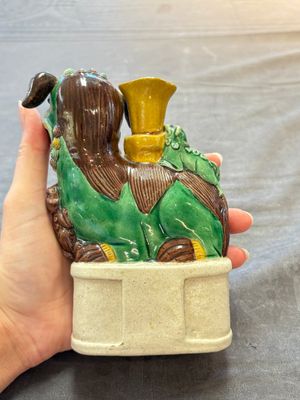 Five Chinese sancai-glazed wares, Kangxi and later — photo 18