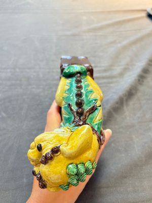Five Chinese sancai-glazed wares, Kangxi and later — photo 27