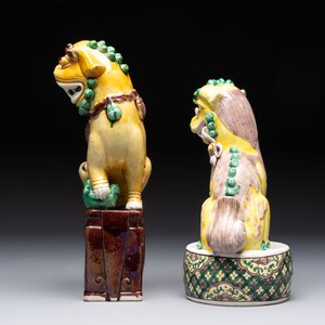 Five Chinese sancai-glazed wares, Kangxi and later — photo 9