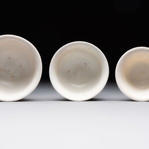 Five Chinese white-glazed 'Hatcher Cargo' shipwreck bowls, Transitional period — foto 12
