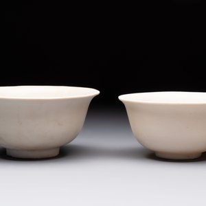 Five Chinese white-glazed 'Hatcher Cargo' shipwreck bowls, Transitional period — foto 2