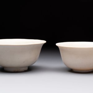Five Chinese white-glazed 'Hatcher Cargo' shipwreck bowls, Transitional period — foto 3