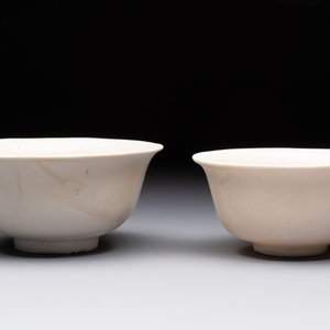 Five Chinese white-glazed 'Hatcher Cargo' shipwreck bowls, Transitional period — foto 5