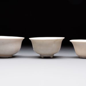 Five Chinese white-glazed 'Hatcher Cargo' shipwreck bowls, Transitional period — foto 9