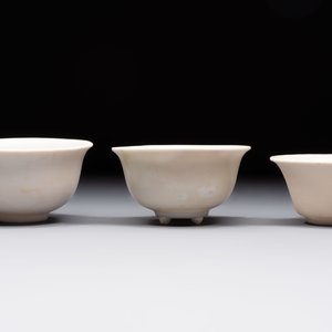 Five Chinese white-glazed 'Hatcher Cargo' shipwreck bowls, Transitional period — foto 10