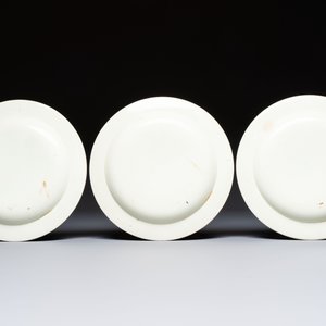 Five Dutch-decorated English 'Religious Subject' creamware plates, 18th C. — photo 5