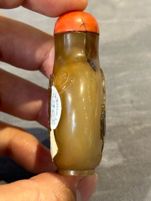 Five fine Chinese agate snuff bottles, Qing — foto 11