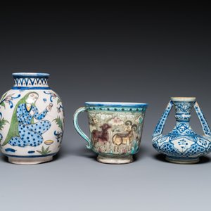 Five Islamic pottery wares, Persia and Northern Africa, 19/20th C. — 照片 6