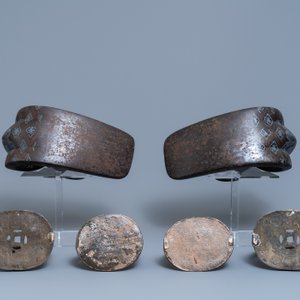 Five pairs of Chinese and Japanese stirrups, 18/19th C. — photo 14
