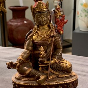 Five Sino-Tibetan gilt bronze Buddha figures, 19/20th C. — 照片 39