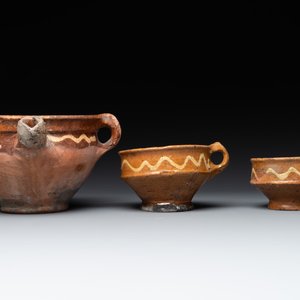Five slipware vessels, The Netherlands, 17th C. — photo 2