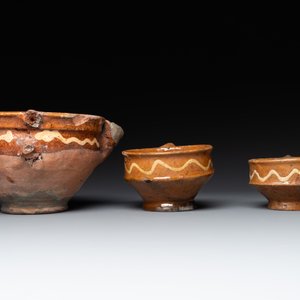 Five slipware vessels, The Netherlands, 17th C. — photo 3